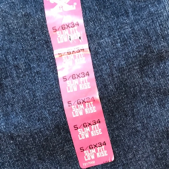 WRANGLER jeans “NWT” Sz 5/6 x 34 Dark blue - Picture 5 of 7